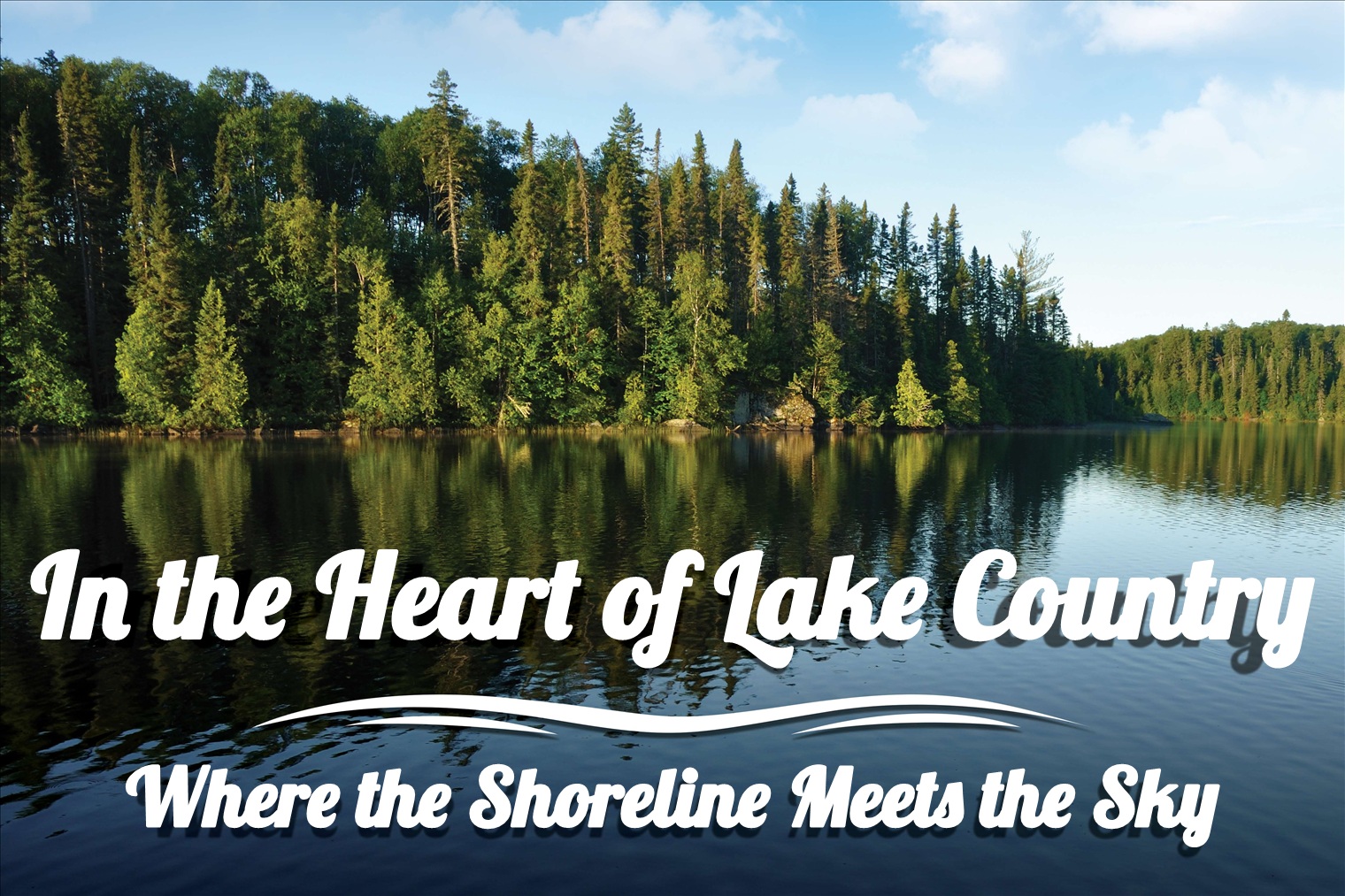 In the heart of Lake Country, where the shoreline meets the sky.